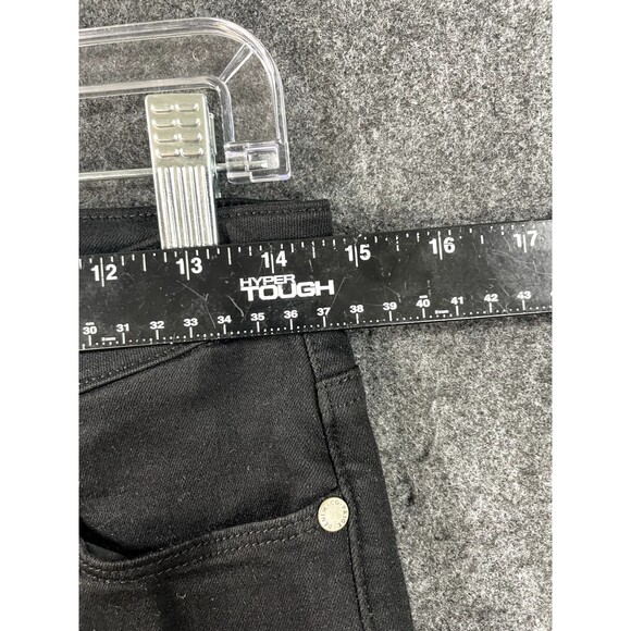 Paige Jeans Women's 28 Black Verdugo Ankle Skinny Dark Wash Black Stretch - Picture 4 of 9